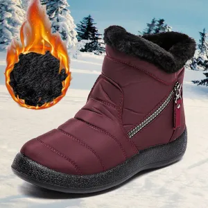 Women's Snow Boots Soft Warm Anti Skid And Wear Resistant Soles