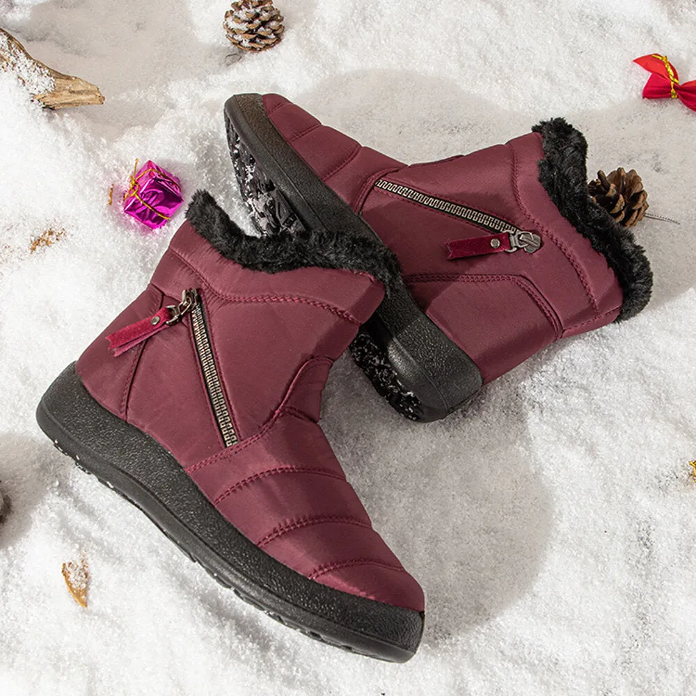 Women's Snow Boots Soft Warm Anti Skid And Wear Resistant Soles