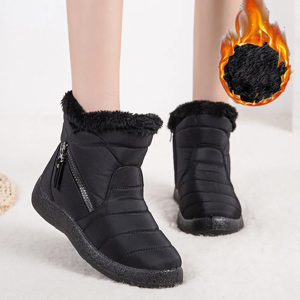 Women's Snow Boots Soft Warm Anti Skid And Wear Resistant Soles