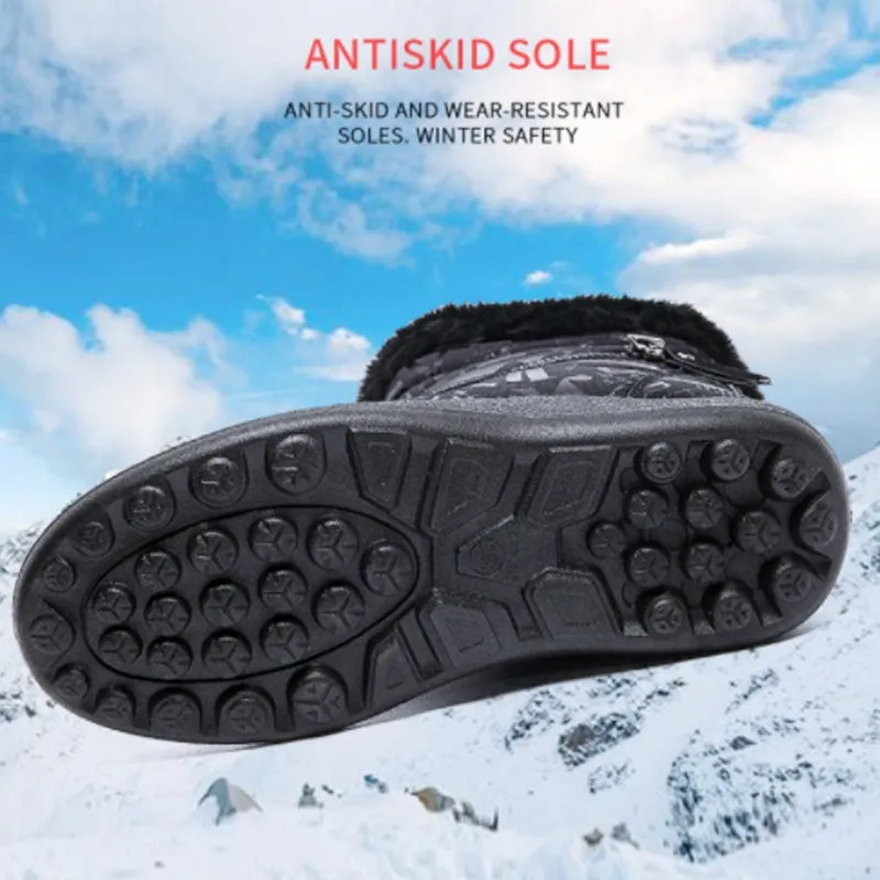 Women's Snow Boots Soft Warm Anti Skid And Wear Resistant Soles