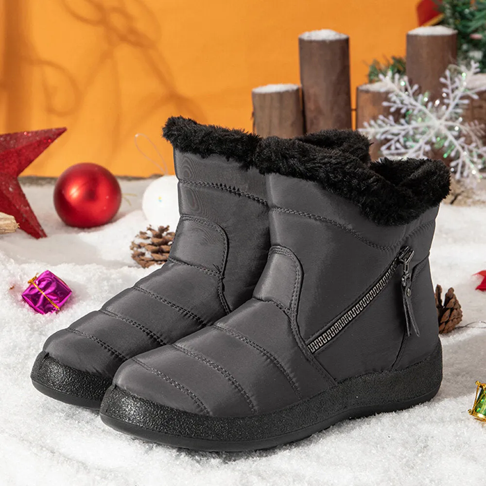 Women's Snow Boots Soft Warm Anti Skid And Wear Resistant Soles