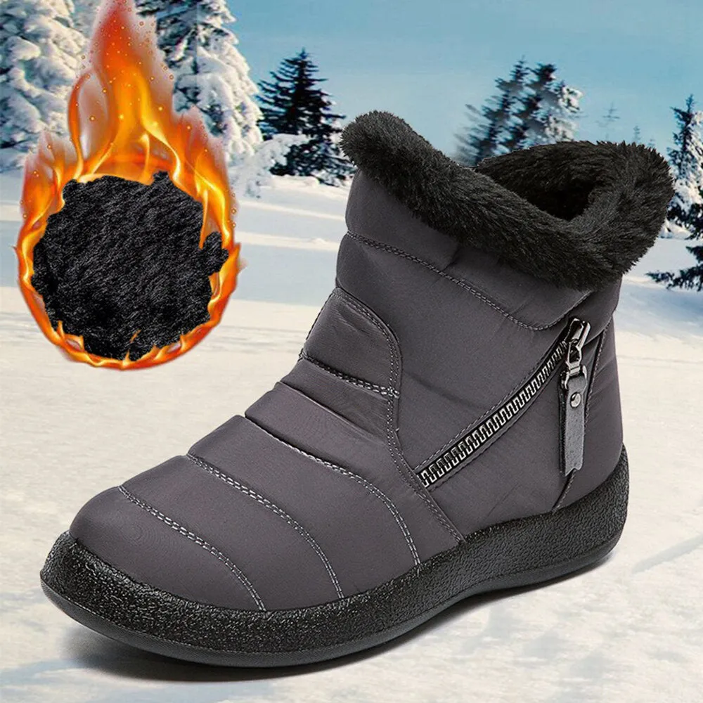 Women's Snow Boots Soft Warm Anti Skid And Wear Resistant Soles