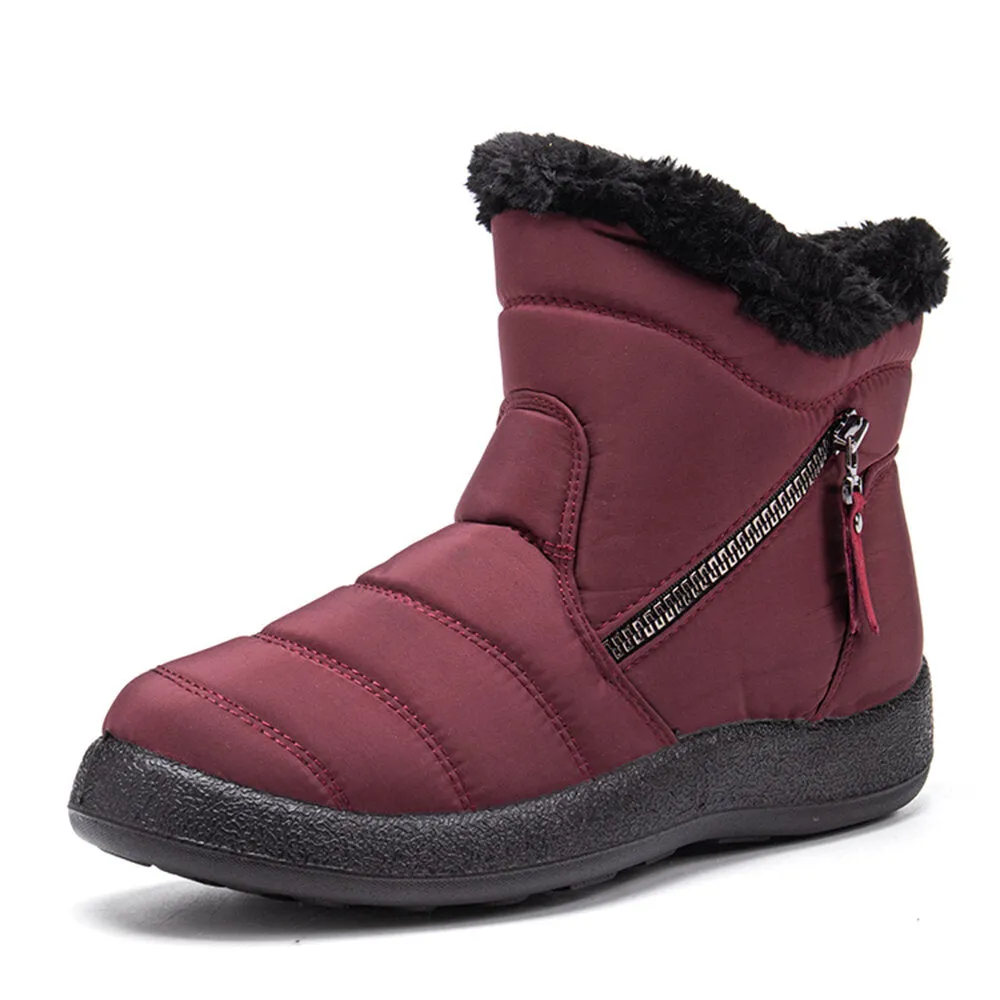 Women's Snow Boots Soft Warm Anti Skid And Wear Resistant Soles
