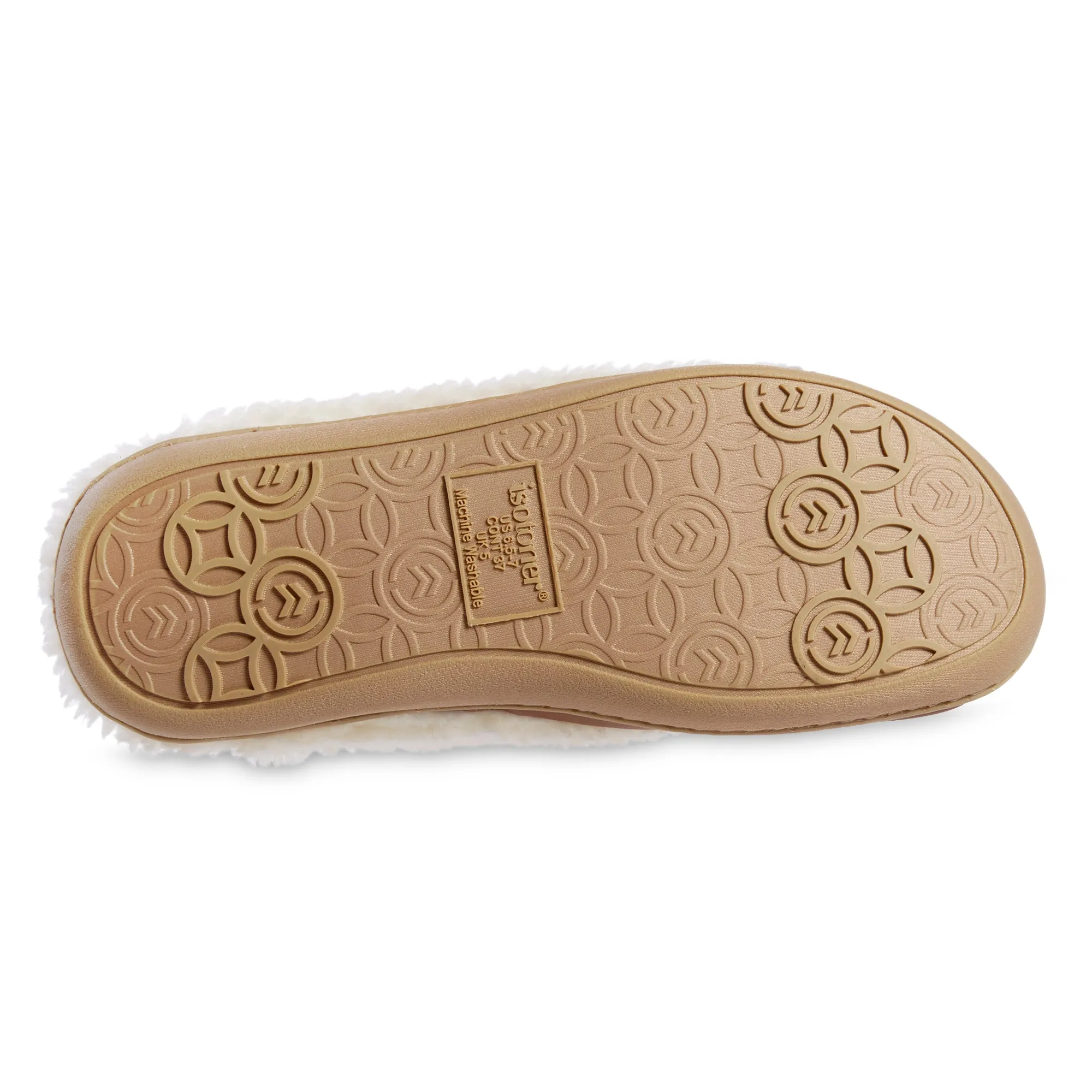 Women's Tinsley Synthetic Leather & Berger Clog Slippers With Memory Foam