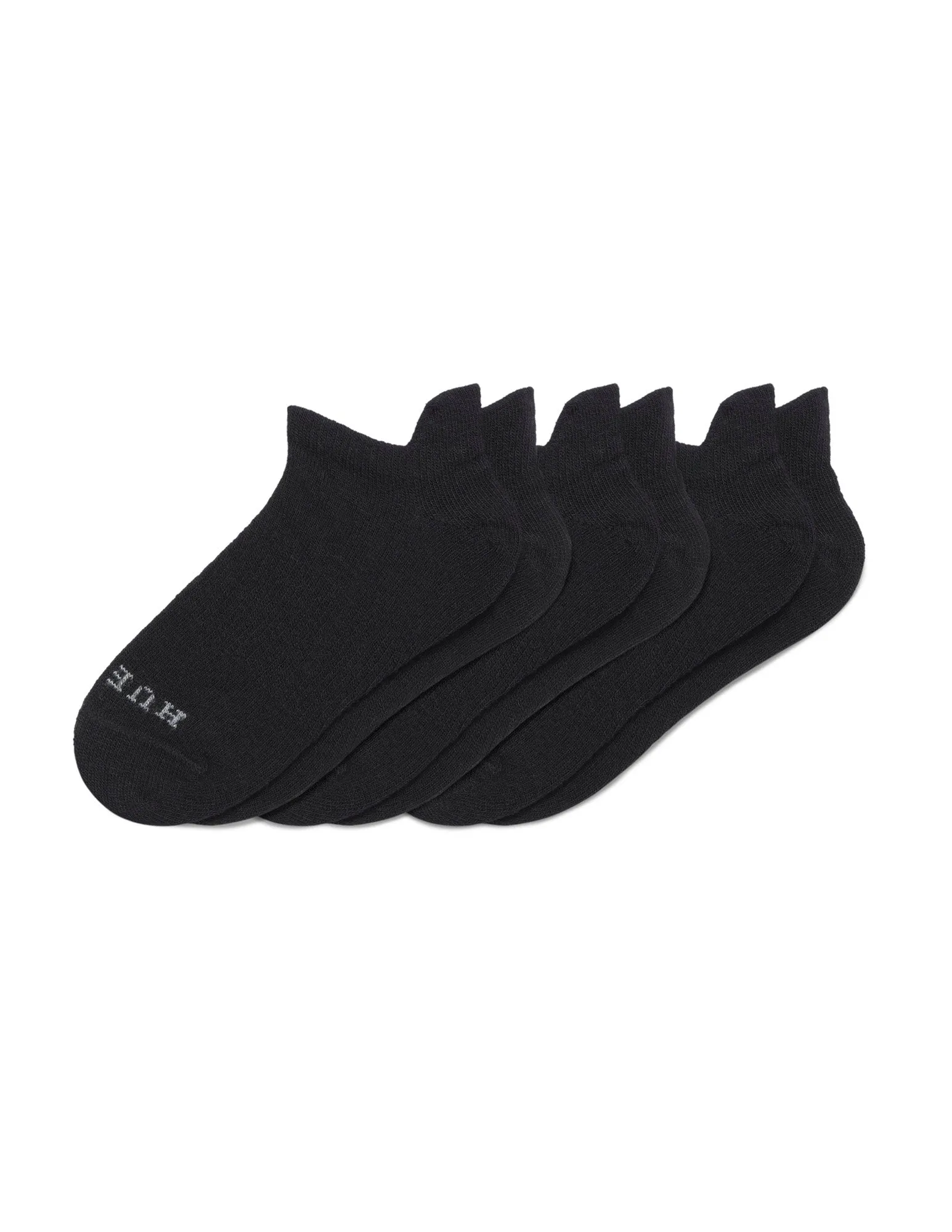 Wool Blend Tab Back 3 Pair Pack