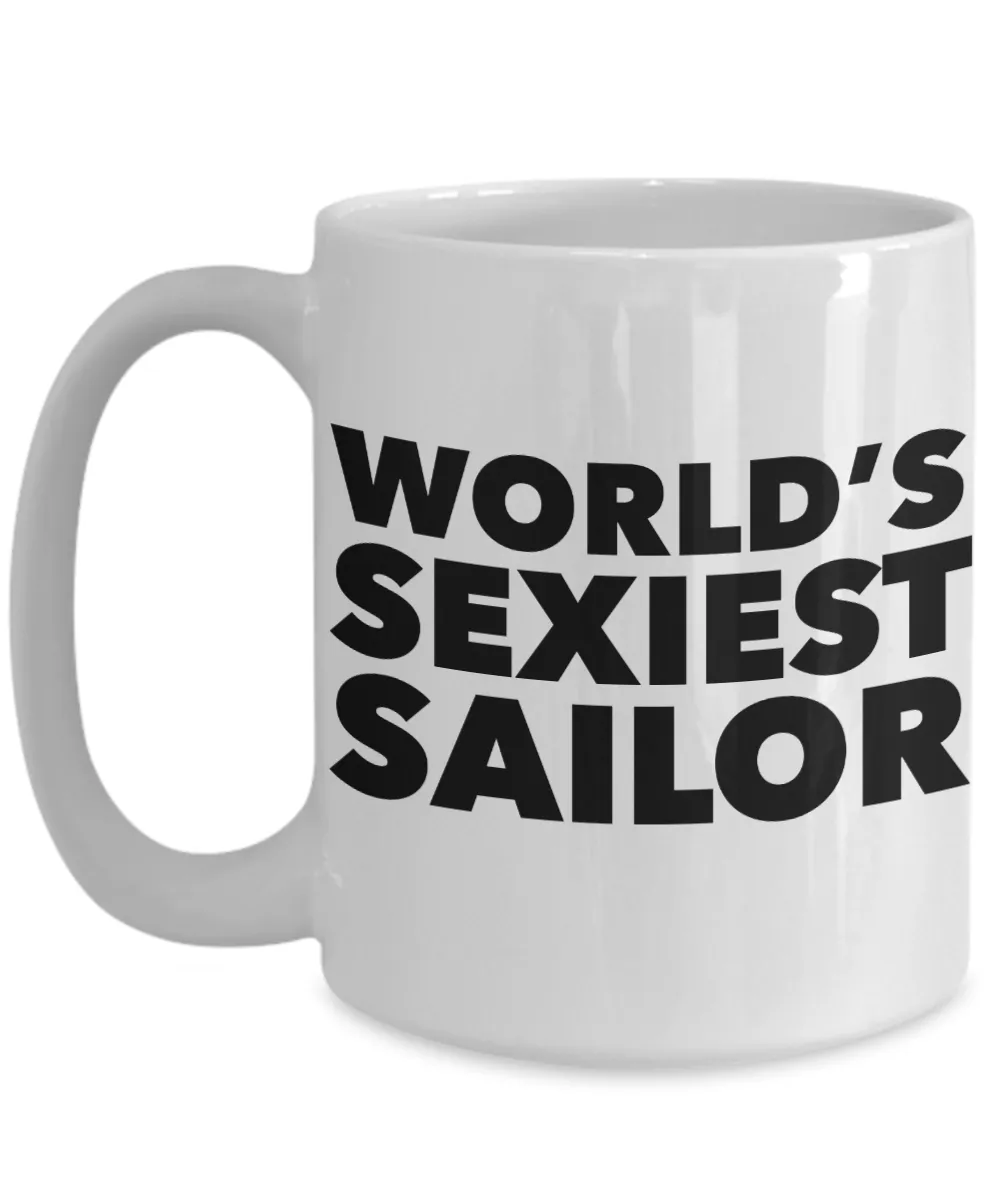 World's Sexiest Sailor Mug Ceramic Coffee Cup