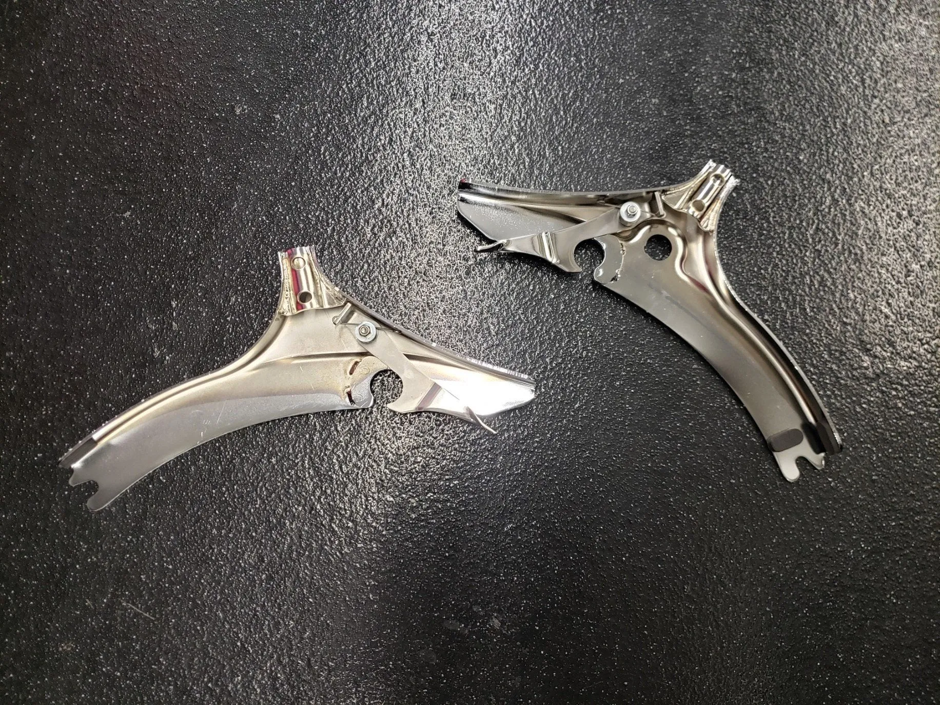 Yamaha OEM V-Star Fixed Mount Passenger Backrest Sidearm Assembly