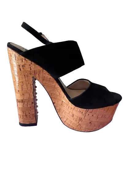 Zara Riveted Platform Heels