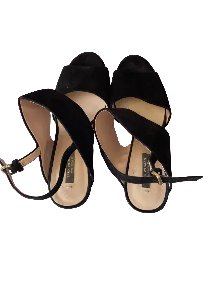 Zara Riveted Platform Heels