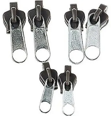 Zipper Fix Instant Zip Repair Kit Replacement Universal 6pc Rescue Fast Ship New
